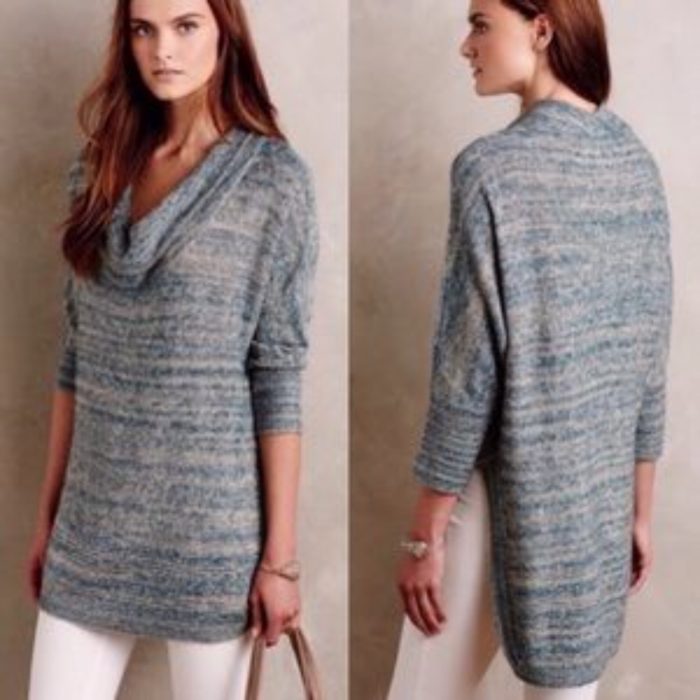 Anthropologie Oversized Cowl Neck Sweater